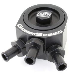 GrimmSpeed Air Oil Separator - Subaru WRX 2001-2007/STI 2001-2021/FXT 2003-2008 (Black)
