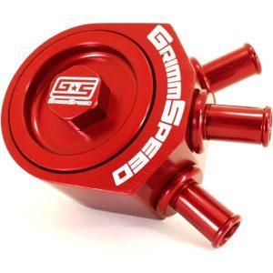 GrimmSpeed Air Oil Separator - Subaru WRX 2001-2007/STI 2001-2021/FXT 2003-2008 (Red)
