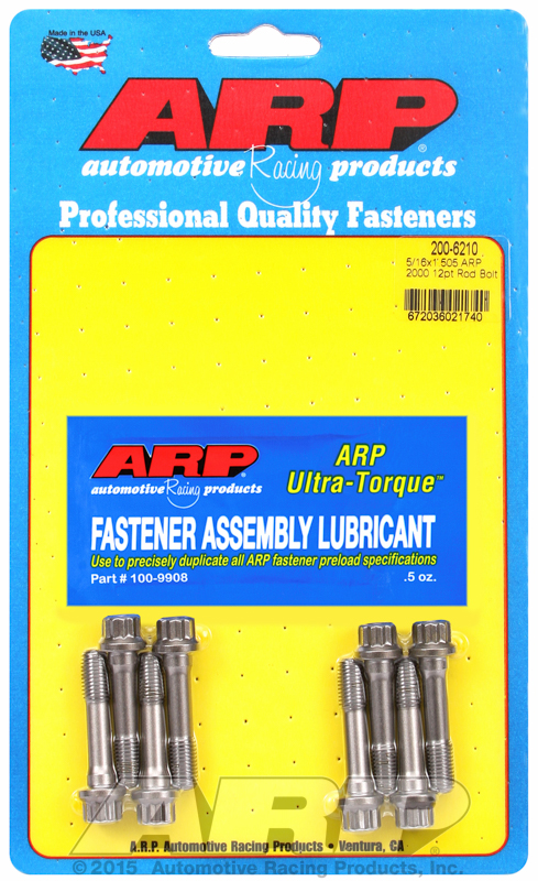 ARP General Replacement 5/16in x 1.505 ARP2000 Steel Rod Bolt Kit ...