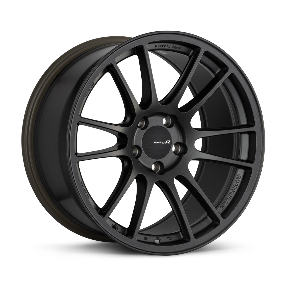 Enkei GTC01RR 18×10.5 5×114.3 15mm Offset Titanium Gold Wheel