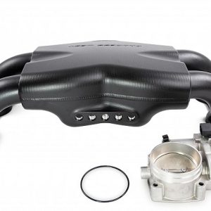 Process West Reverse Billet Intake Manifold - Subaru WRX/STI 1999-2021 (Black, Bosch 74mm DBW)