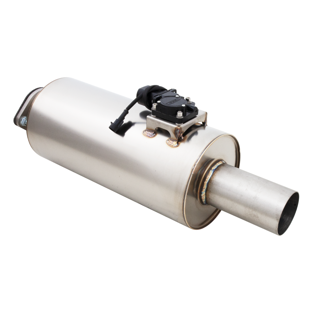 Xforce 3Inch Inlet 7Inch Round Varex Muffler – Performance Parts Online ...