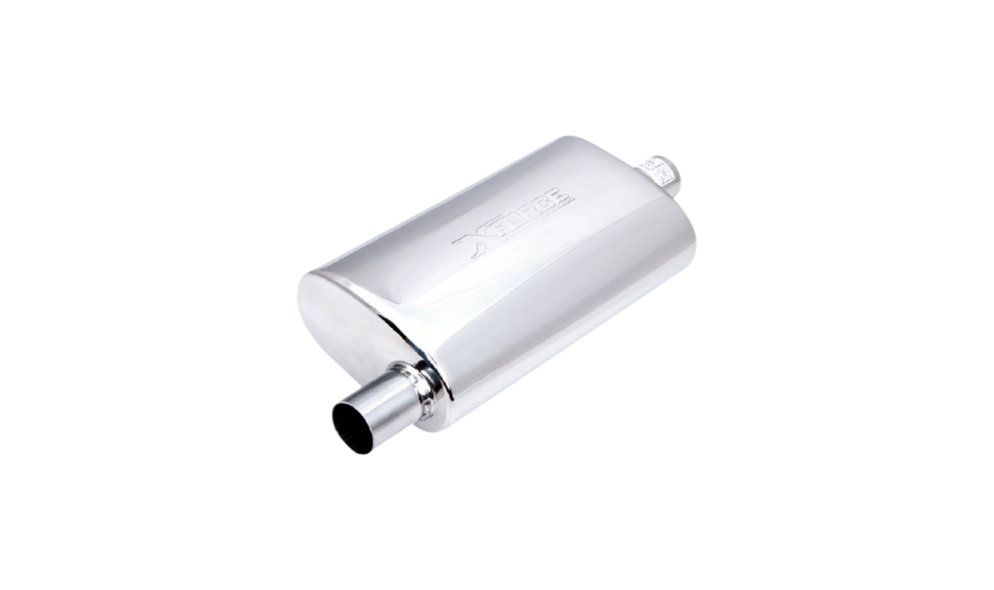 Xforce 304 Stainless Steel 2.5″ 8″x4″x14″ Muffler – Performance Parts ...